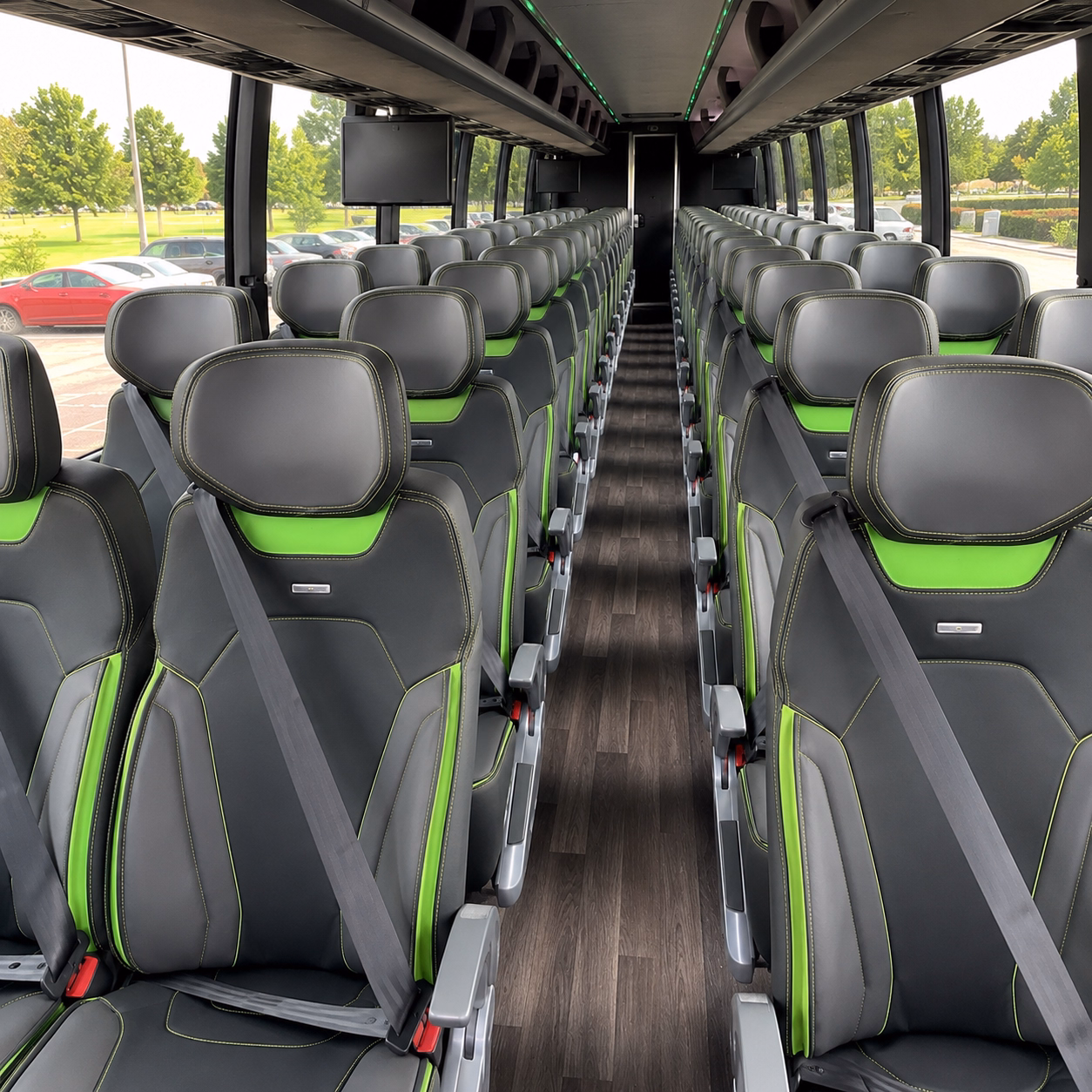 fayetteville concert transportation onboard seating